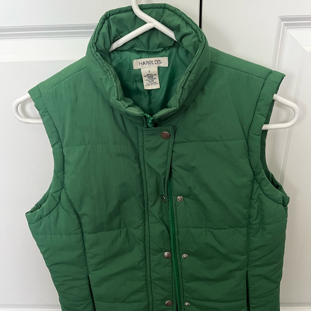Harold’s green puffy vest